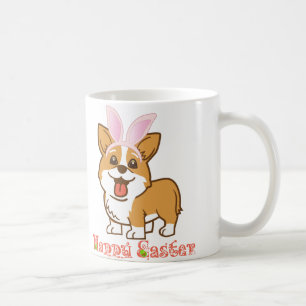 "Happy Easter" Corgi Mug