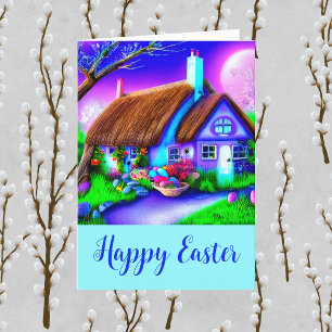Happy Easter Cottage - From Our Home to Yours Holiday Card