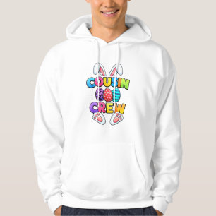 Happy Easter Cousin Crew Bunny Family Matching Eas Hoodie
