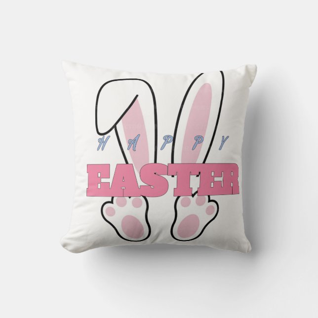 happy easter cushion (Front)