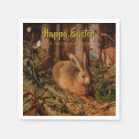Happy Easter Custom Rabbit Year Personalised P N