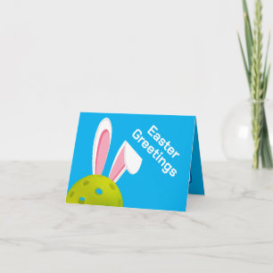 Happy Easter, custom text + background colour Card