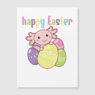 Happy Easter Cute Axolotl For Easter With Easter