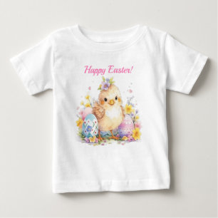 Happy Easter Cute Baby Chick  T-Shirt