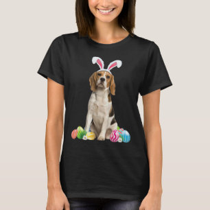 Happy Easter Cute Beagle Bunny Dog  Easter T-Shirt