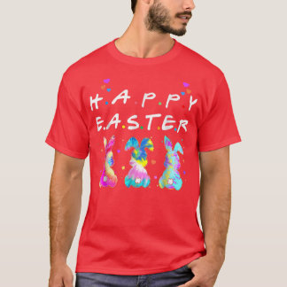 Happy Easter Cute Bunny Family Matching Easter 202 T-Shirt