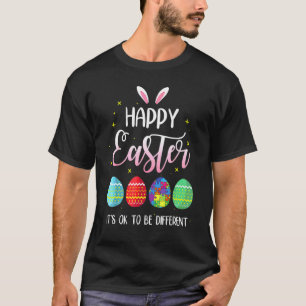 Happy Easter Cute Bunny Golden Retriever Wearing B T-Shirt