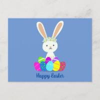 Happy Easter Cute Bunny Rabbit