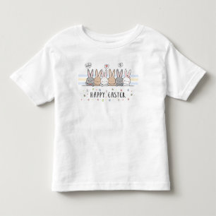 Happy Easter Cute Easter Bunnies Toddler T-Shirt