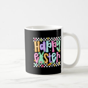 Happy easter cute eggs bunny preppy women girls coffee mug