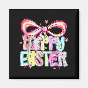 Happy easter cute eggs bunny preppy women girls magnet