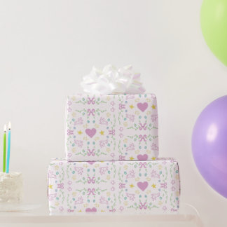 Happy Easter Cute Greeting Wrapping Paper