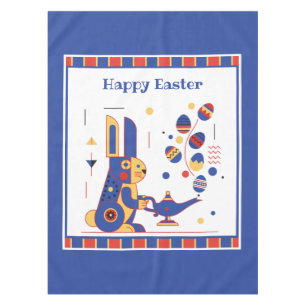 Happy Easter Cute Personalized Tablecloth