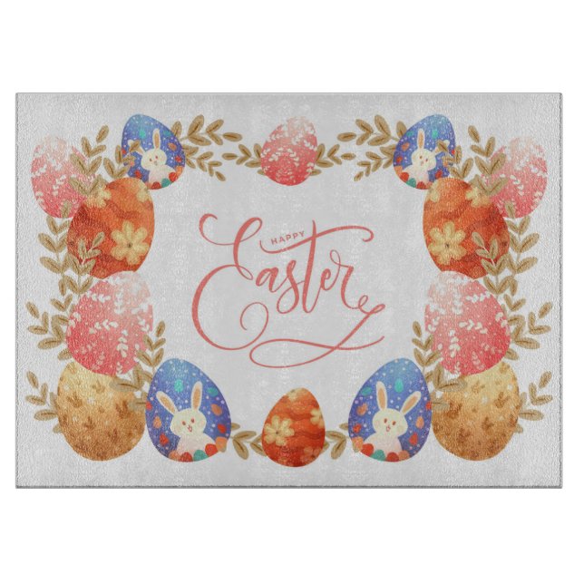 Happy Easter Cutting Board (Front)