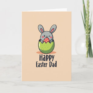 Happy Easter Dad Bunny Card
