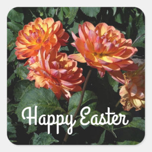 Happy Easter Dahlia Pam Howden #1 Stickers