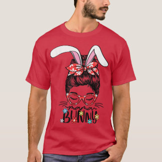 Happy Easter Day 2022 One Hoppy Mama Bunny Easter  T-Shirt