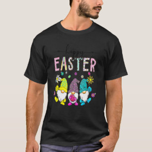 Happy Easter Day 2022 Three Gnomes Bunny Egg Boys T-Shirt