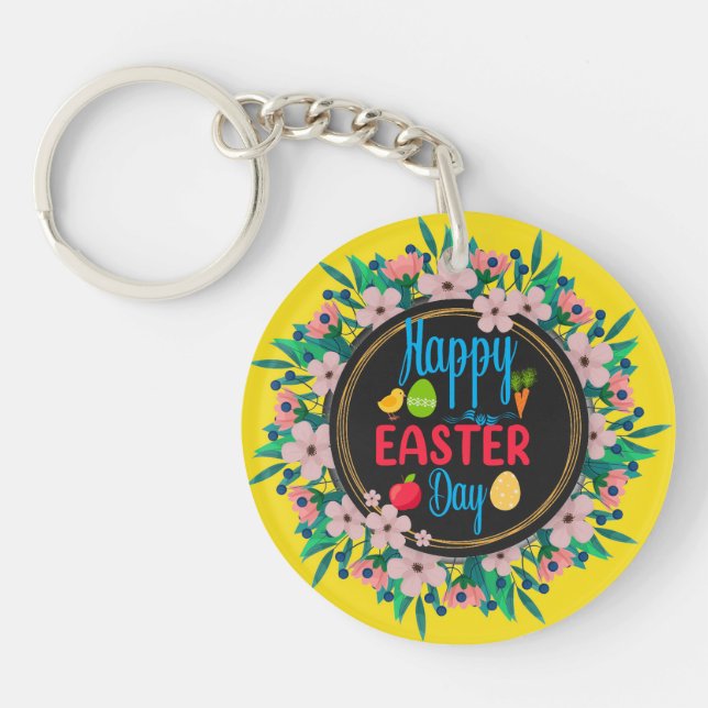 Happy Easter Day-62351 Key Ring (Front)