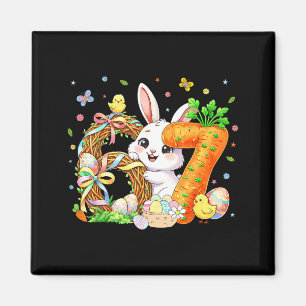 Happy Easter Day 67 Bunny Six Seven Easter 6 7 Eas Magnet