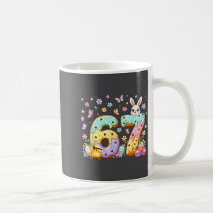 Happy Easter Day 67 Bunny Six Seven Easter 6 7 Kid Coffee Mug