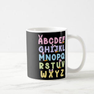 Happy Easter Day Alphabet Abcs Elemeno For Teacher Coffee Mug