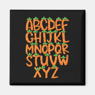 Happy Easter Day Alphabet Abcs Elemeno For Teacher Magnet