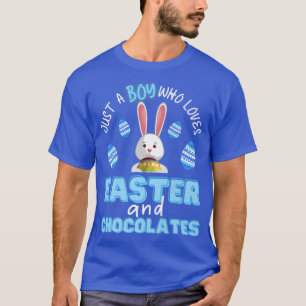 Happy Easter Day Boy Easter Egg and Bunnies Boy Ea T-Shirt