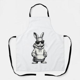 happy easter day bunny easter boys kids girls teen apron