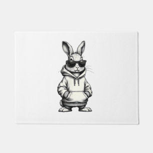 happy easter day bunny easter boys kids girls teen doormat