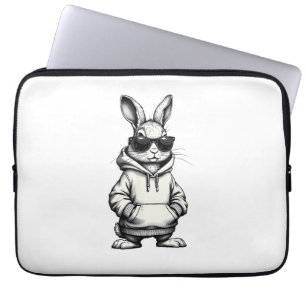 happy easter day bunny easter boys kids girls teen laptop sleeve