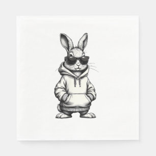 happy easter day bunny easter boys kids girls teen napkin