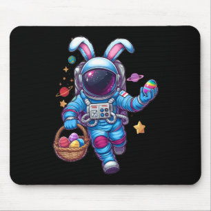 Happy Easter Day Bunny Egg Astronaut Space Boys Gi Mouse Mat