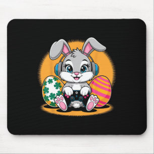 Happy Easter Day Bunny Egg Funny Boys Girls Kids G Mouse Mat