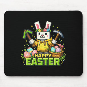 Happy Easter Day Bunny Egg Gamer Video Game Kids M Mouse Mat