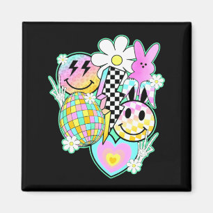 Happy Easter Day Bunny Egg Space Boys Girls Kids Magnet
