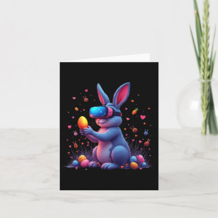 Happy Easter Day Bunny Egg Video Game Funny Vr Gam Card