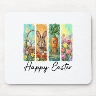 Happy Easter Day Bunny Eggs Sket Egg Hunt Funny Mouse Mat