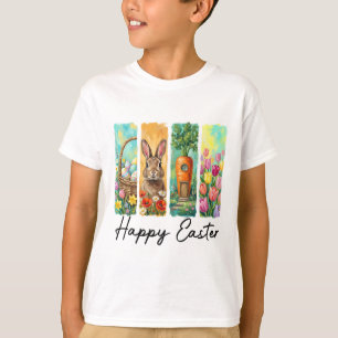 Happy Easter Day Bunny Eggs Sket Egg Hunt Funny T-Shirt