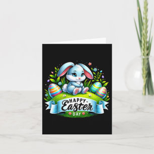 Happy Easter Day Bunny Funny Matching Easter 2024  Card