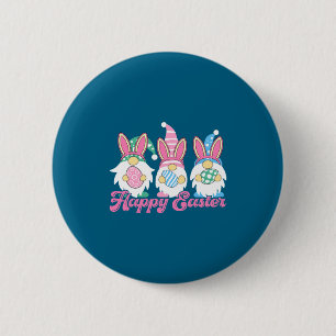 Happy Easter Day Bunny Gang Matching Family Rabbi 6 Cm Round Badge