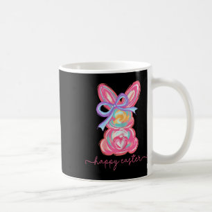 Happy Easter Day Bunny Rabbit Brushstroke Tee Wome Coffee Mug