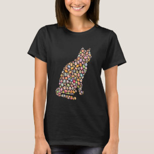 Happy Easter Day Cat Eggs Funny Matching Men Women T-Shirt
