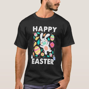 Happy Easter Day Colourful Egg Face Mask Hunting C T-Shirt