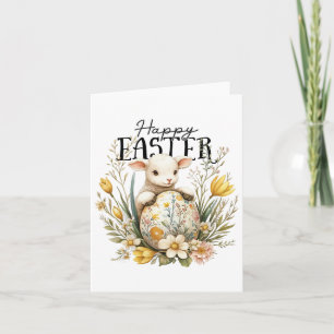 Happy Easter Day - Cute Ba Card
