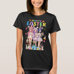 Happy easter day cute chibi kpop funny T-Shirt