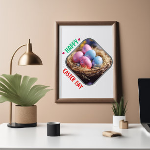 Happy Easter Day - Draw Poster