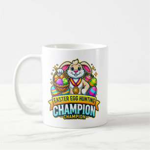 Happy Easter Day Easter Egg Hunting Champion Coffee Mug