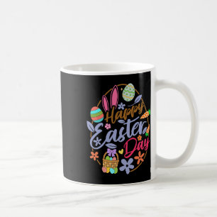 Happy Easter Day Easter Eggs Easter Bunnies Women Coffee Mug