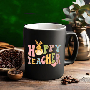 Happy Easter Day - Easter Eggs Funny Two-Tone Coffee Mug